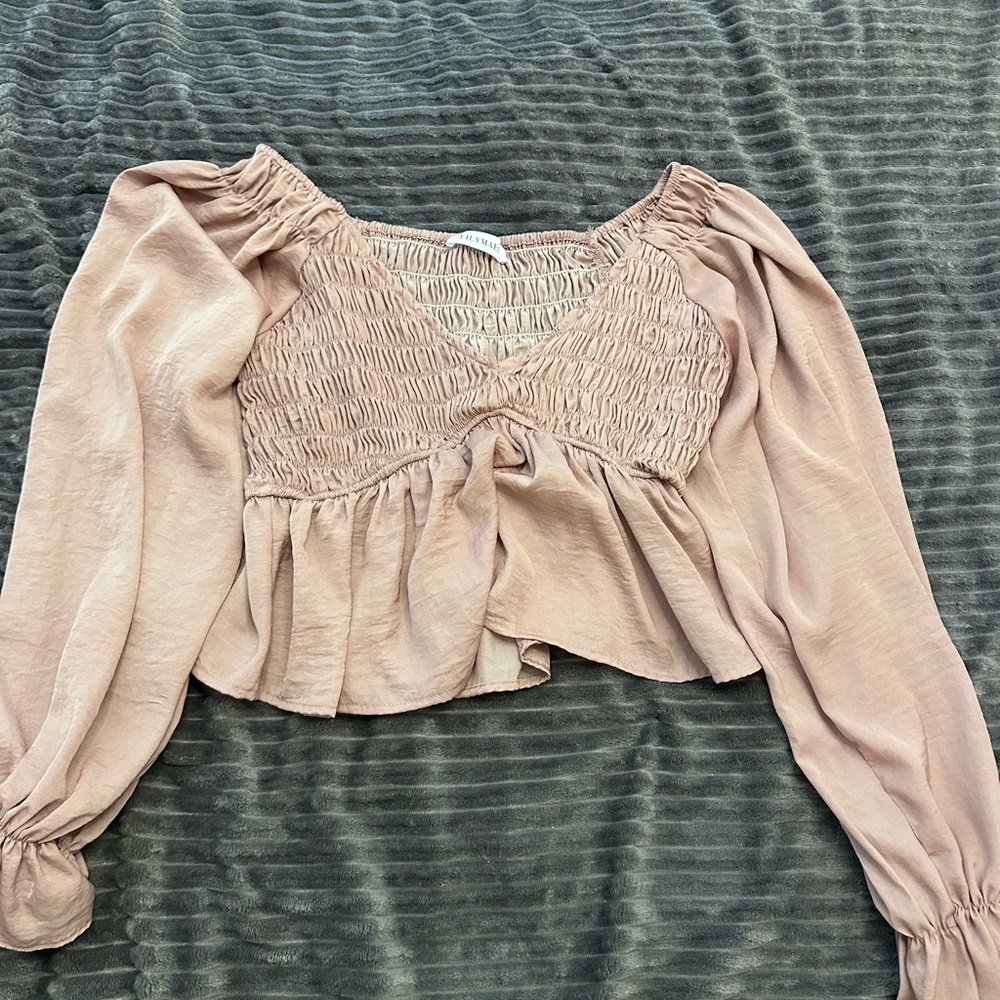 Cropped dressy top